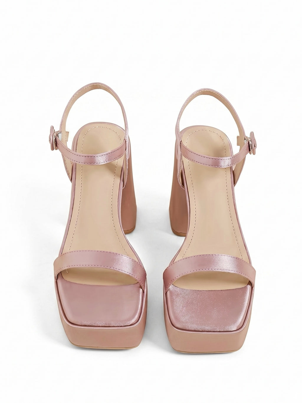 Exquisite French Retro Platform Pumps with Chunky Heels