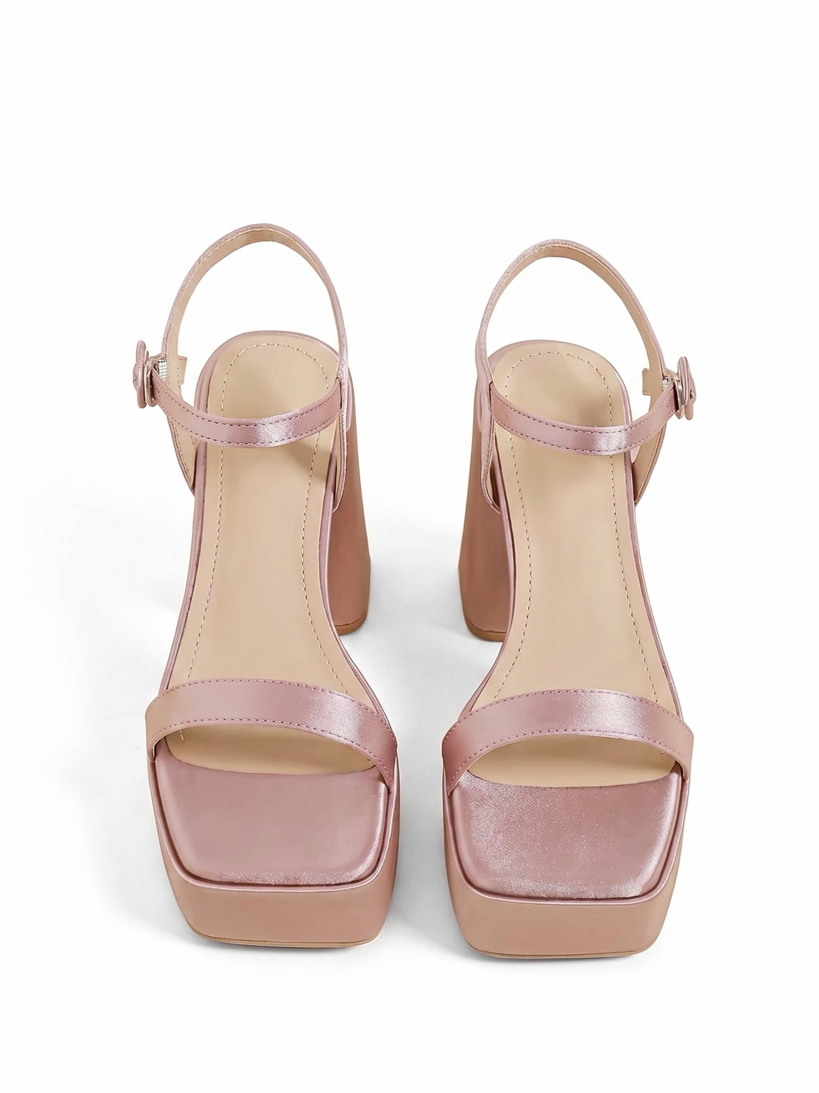 Exquisite French Retro Platform Pumps with Chunky Heels
