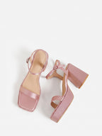 Exquisite French Retro Platform Pumps with Chunky Heels