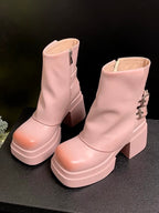 Barbie Pink Spicy & Sweet Ankle Boots