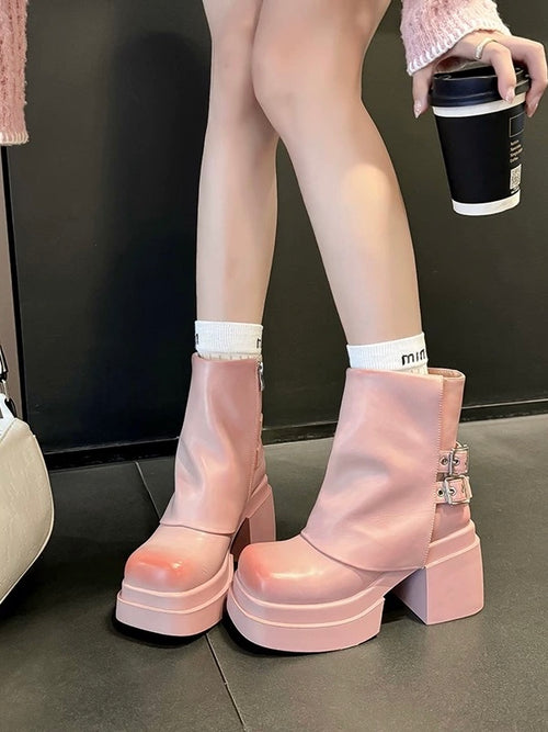 Barbie Pink Spicy & Sweet Ankle Boots
