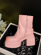 Barbie Pink Spicy & Sweet Ankle Boots