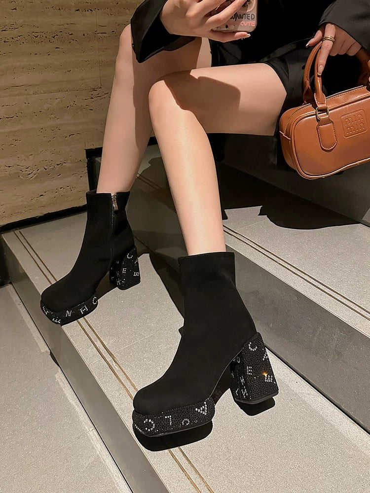 Midnight Sparkle Statement [Shoes/Pumps]