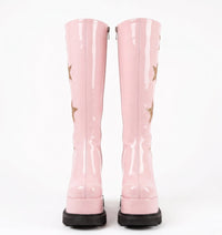 Star Princess Platform Knee-High Boots