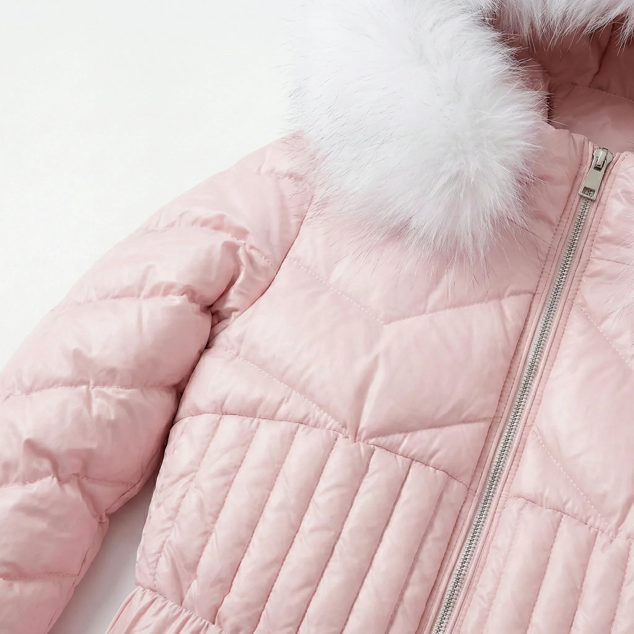 Blush Pink Quilted Two-Piece Ski Suit - Girlgeous