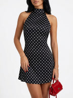 Angelic White Eyelet Mini Dress
